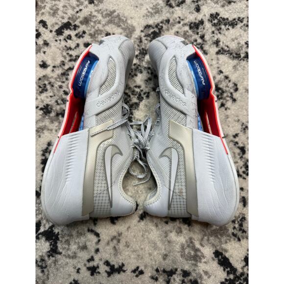 Nike Air Zoom SuperRep 3 Women’s 7.5 Pure Platinum Training Shoes Grey/Red - Picture 5 of 7